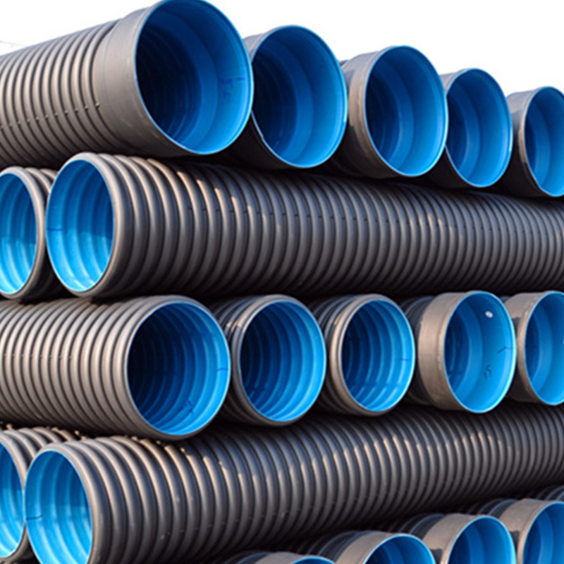 新疆HDPE雙壁波紋(大口徑排汙)管型號